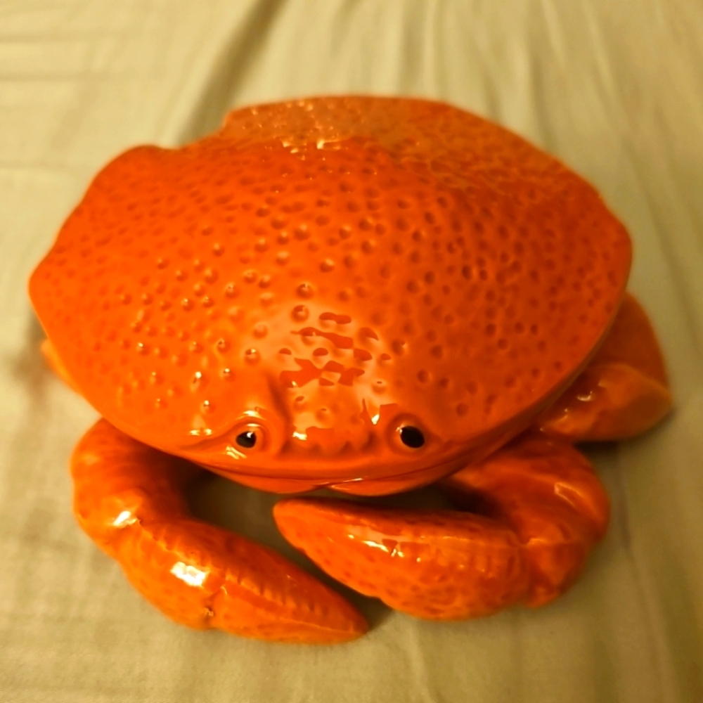 Crab Dip Dish Vintage 2004 MSR Imports Ceramic ~ Cute! EUC